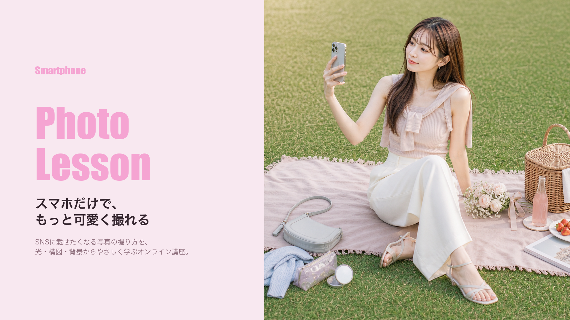 スマホだけで、もっと可愛く撮れる