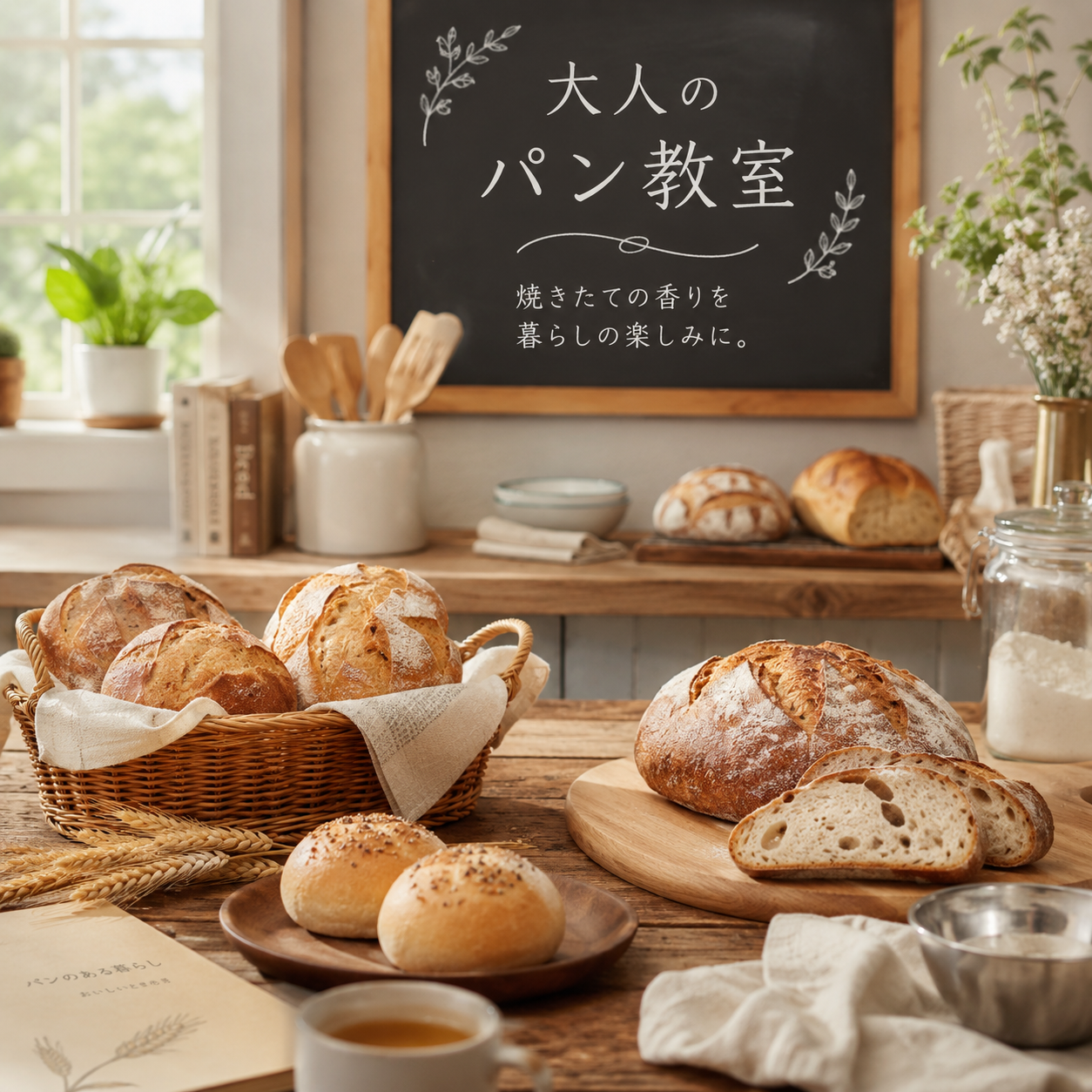 大人のパン教室 メンバーズパスポート（5回）のカバー画像