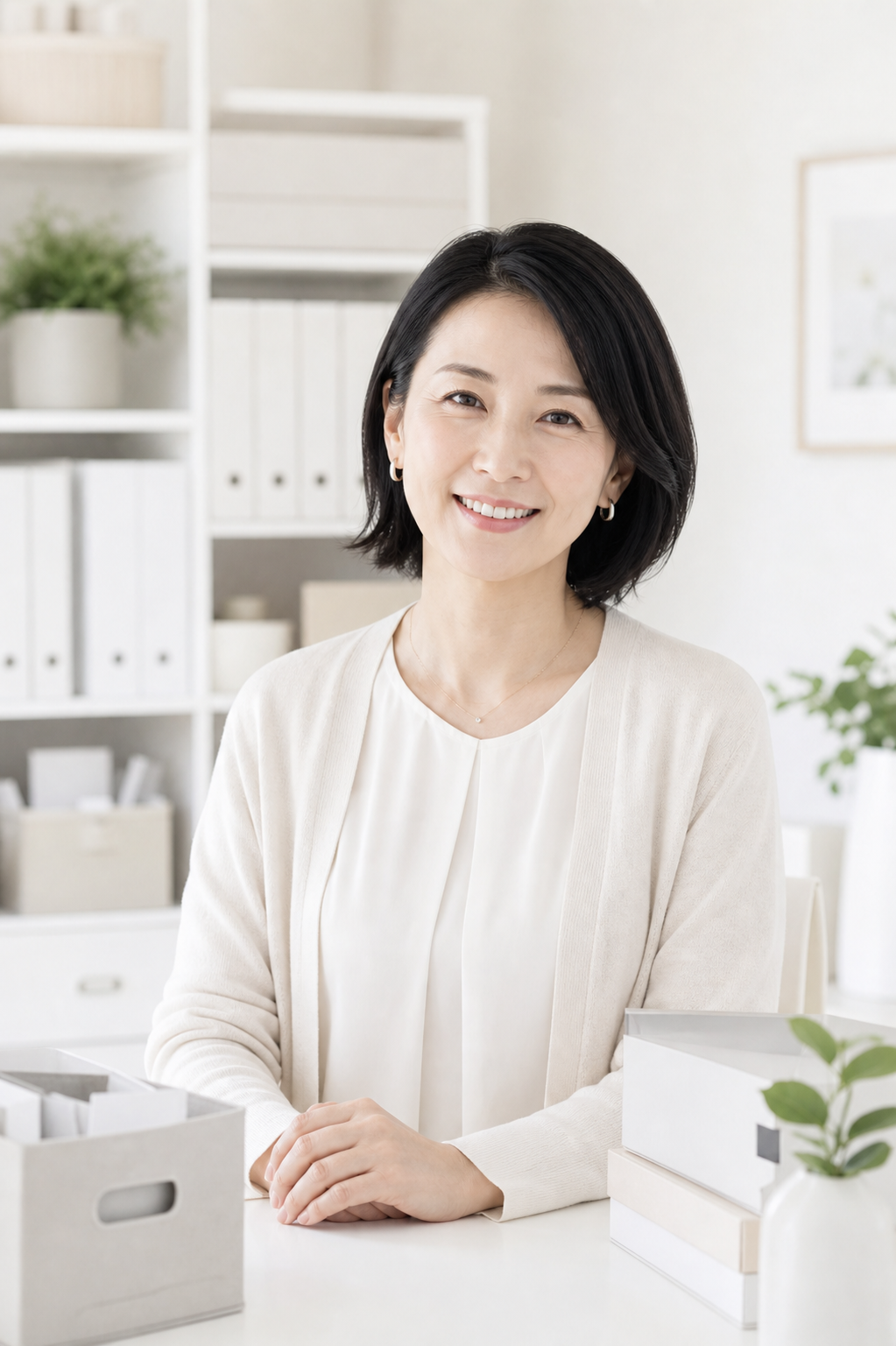 整理収納アドバイザーの女性講師