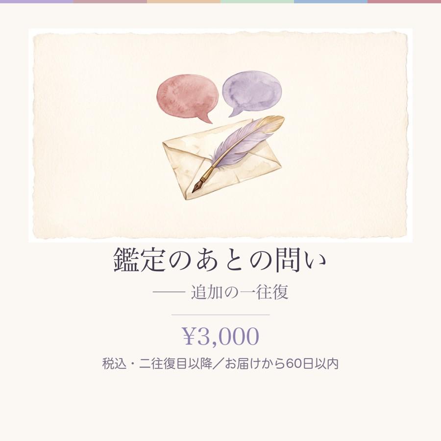鑑定のあとの問い ── 追加の一往復のカバー画像