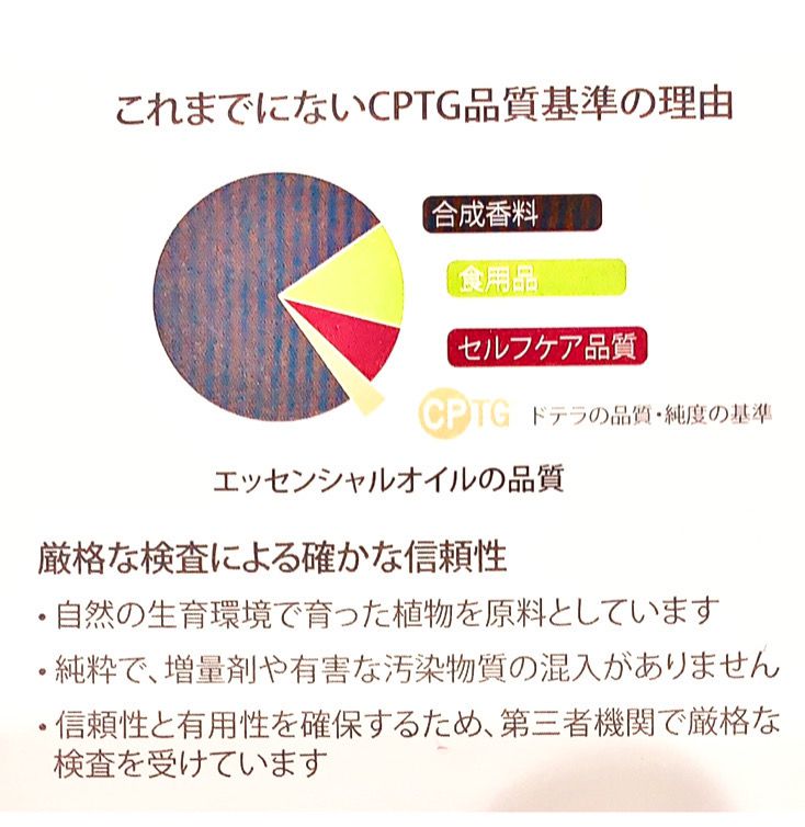 アロマの基礎知識 【品質】 | 松下幸代