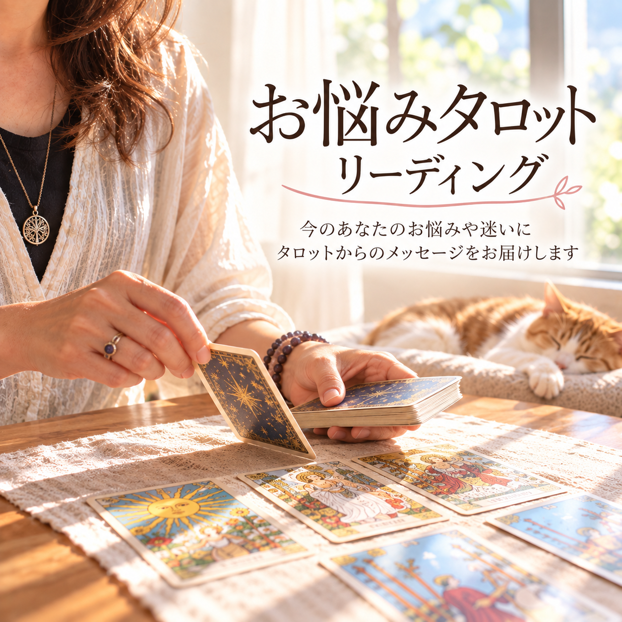 お悩みタロットリーディングのカバー画像